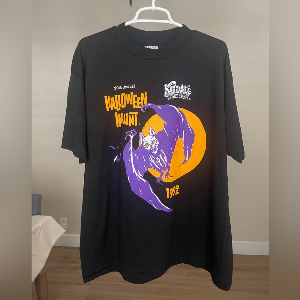 knotts halloween haunt tee shirt 1992 vintage